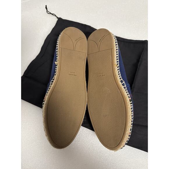 Prada Multicolor Espadrille Size 39.5 - Picture 2 of 8